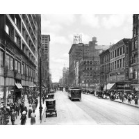 Looking South Down State Street, c1900