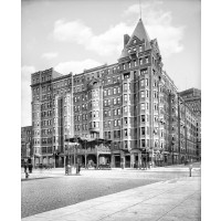 The Hollenden Hotel at Superior and E. Sixth Street, c1903