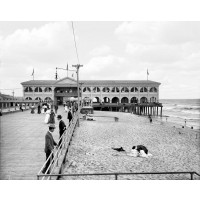 The Boardwalk to the Pavilion, Asbury Park, c1903