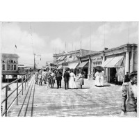 Strolling the Boardwalk, Ocean City, c1908