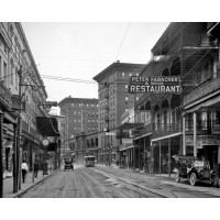 St. Charles Street from Canal Street, c1910