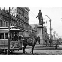 The Clay Monument on Canal Street, c1890