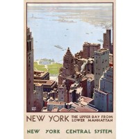 The Upper Bay from Lower Manhattan, c1925