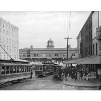 Railroad Ferries, Market Street, c1904