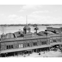 The Pennsylvania Railroad Ferries Building, c1908