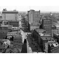Rooftop View of E. Main Street, c1905