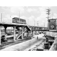 The Grade Crossing at Youngstown Place, c1930