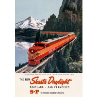 The Shasta Daylight: Portland to San Francisco, c1950