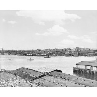 Boston, Massachusetts, View from East Boston, c1906