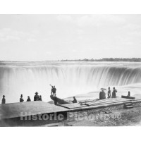 Niagara Falls, New York, View from Table Rock, c1855