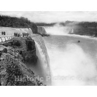 Niagara Falls, New York, View from Prospect Point, c1905