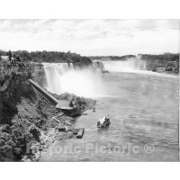 Niagara Falls, New York, View from the Suspension Bridge, c1895