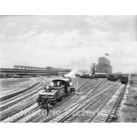 New Orleans, Louisiana, Illinois Central Railroad at the Stuyvesant Docks, c1900