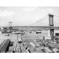 New York City, New York, The Manhattan Bridge, c1915