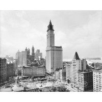 New York City, New York, The Towering Woolworth Building, c1915