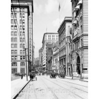 Pittsburgh, Pennsylvania, Looking Down Sixth Avenue, c1915