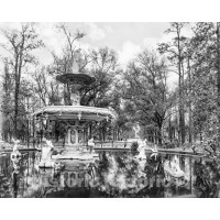 Savannah, Georgia, Fountain in Forsyth Park, c1895