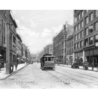 Seattle, Washington, First Avenue at Jackson Street, c1906
