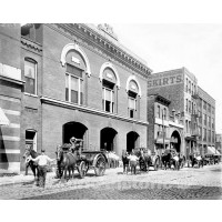 St. Louis, Missouri, Fire Hall at 11th and Lucas, c1890