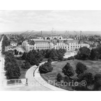 Washington, DC, Construction of the Jefferson Building, c1905